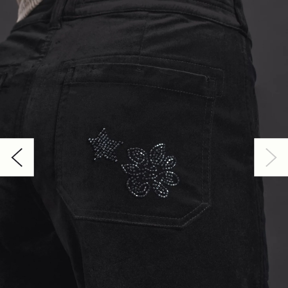 The Wanderer Relaxed-Leg Pants by Pilcro: Decorated Edition
